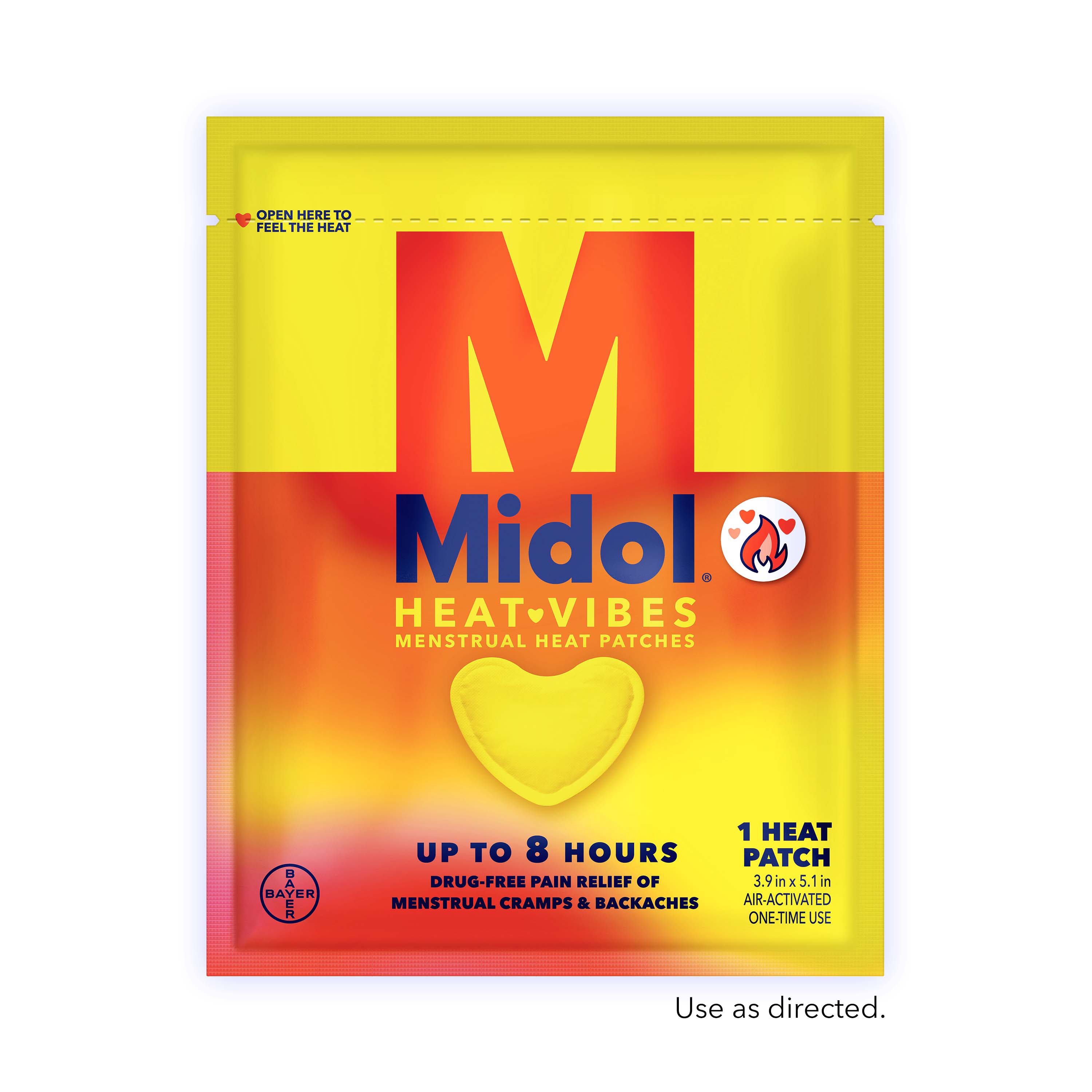 Midol Heat Vibes box
