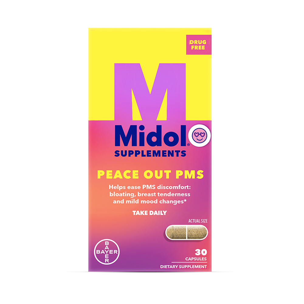 MIDOL® SUPPLEMENTS PEACE OUT PMS